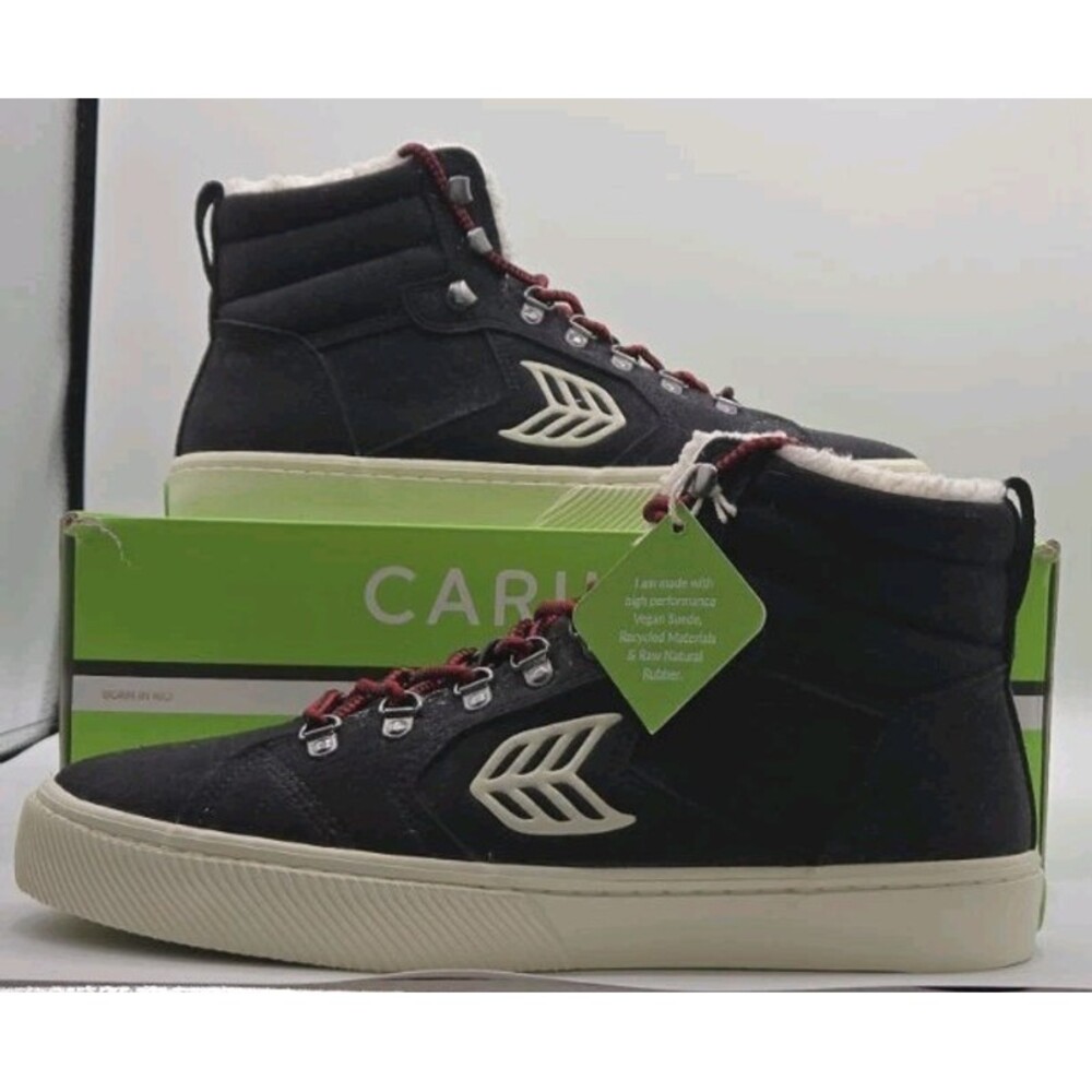 Cariuma Caturi Black Suede Boots sz 12